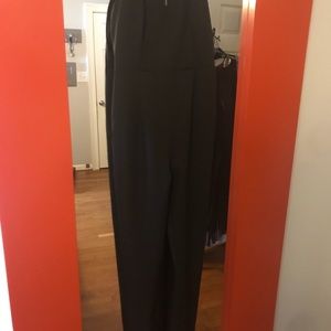 Jumpsuit with back zipper and open cut outs